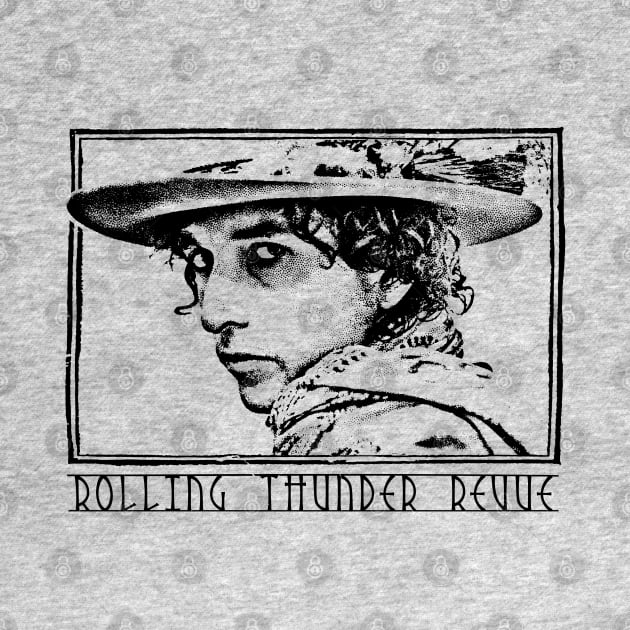 Rolling Thunder Revue /\/ Vintage Faded Style Fan Design by DankFutura